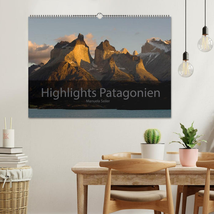 Patagonien 2027 Highlights von Manuela Seiler (CALVENDO Wandkalender 2027)