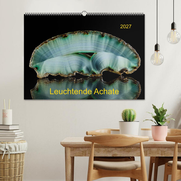 Leuchtende Achate (CALVENDO Wandkalender 2027)