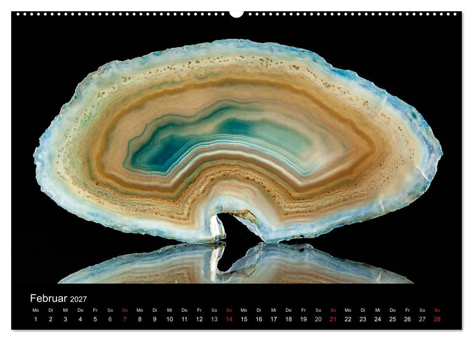 Leuchtende Achate (CALVENDO Wandkalender 2027)