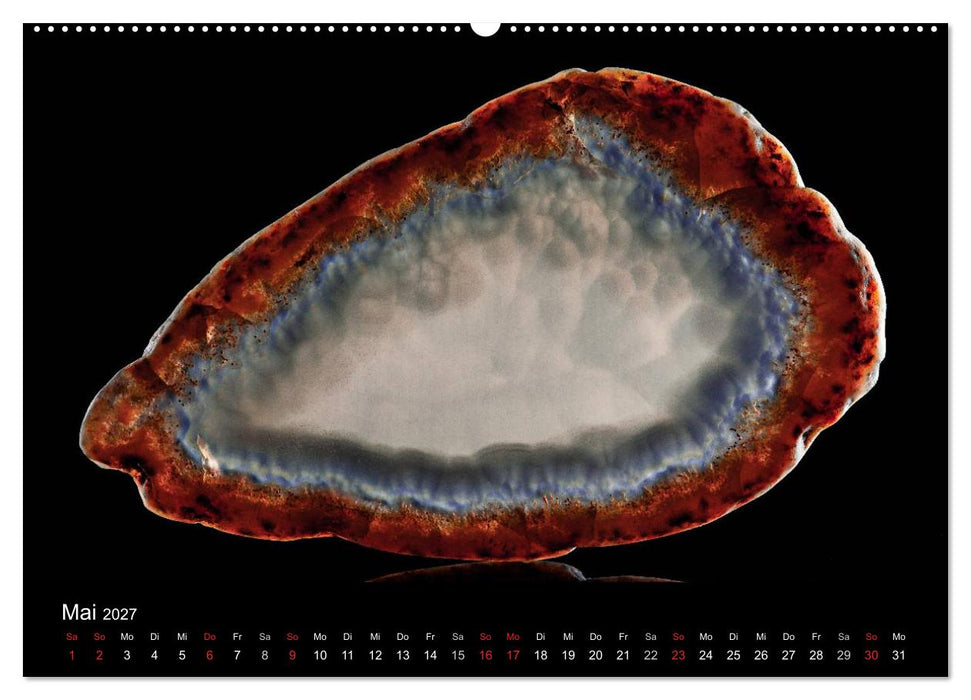 Leuchtende Achate (CALVENDO Wandkalender 2027)