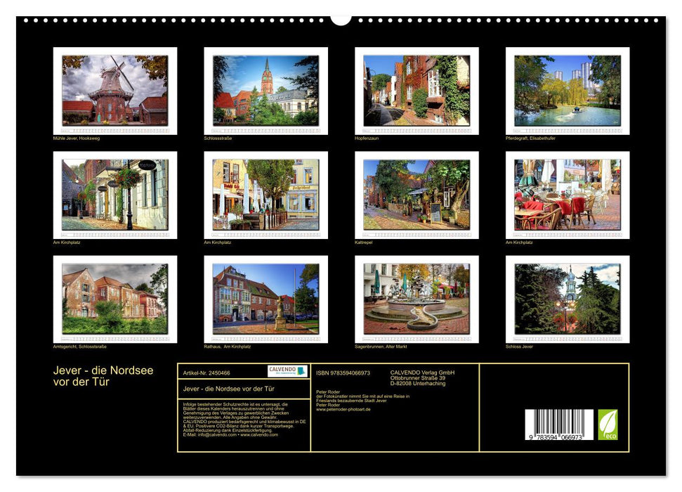 Jever - die Nordsee vor der Tür (CALVENDO Premium Wandkalender 2027)