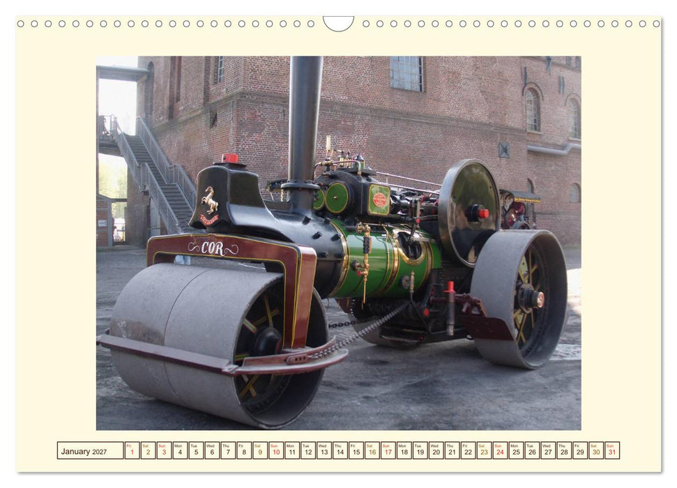 Steam engines (CALVENDO Monthly Calendar 2027)