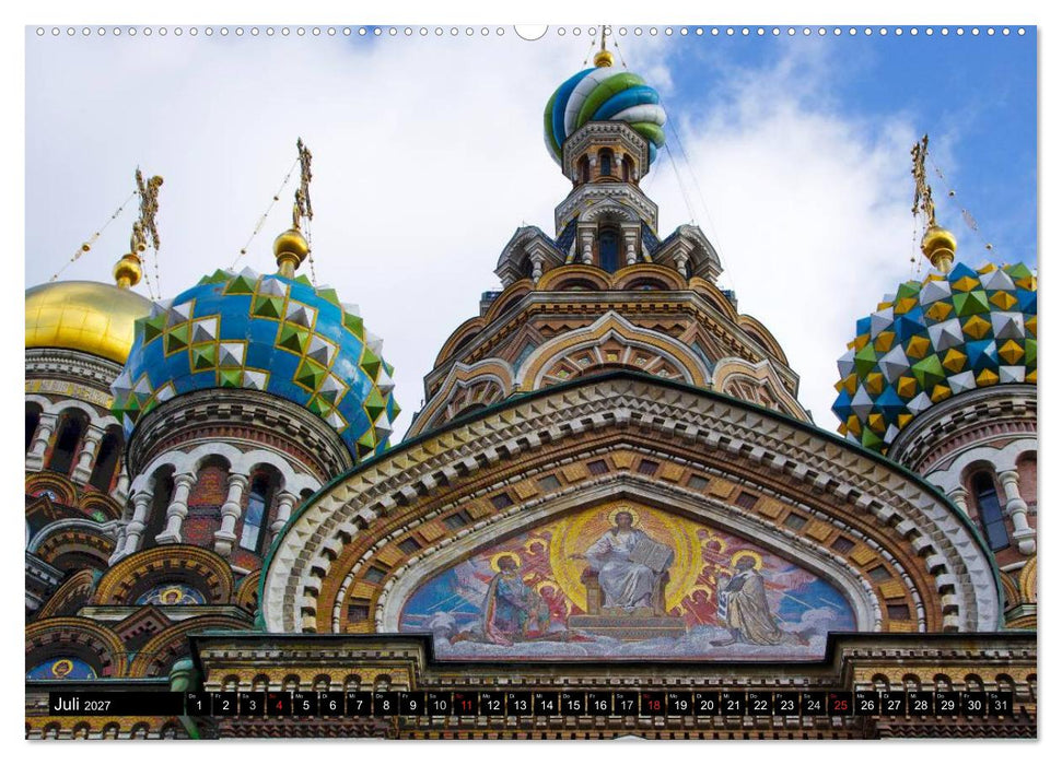 Flussfahrt Moskau - St. Petersburg (CALVENDO Premium Wandkalender 2027)