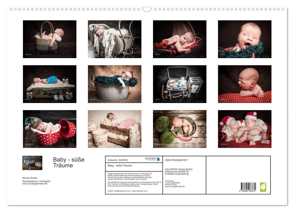 Baby - süße Träume (CALVENDO Wandkalender 2027)