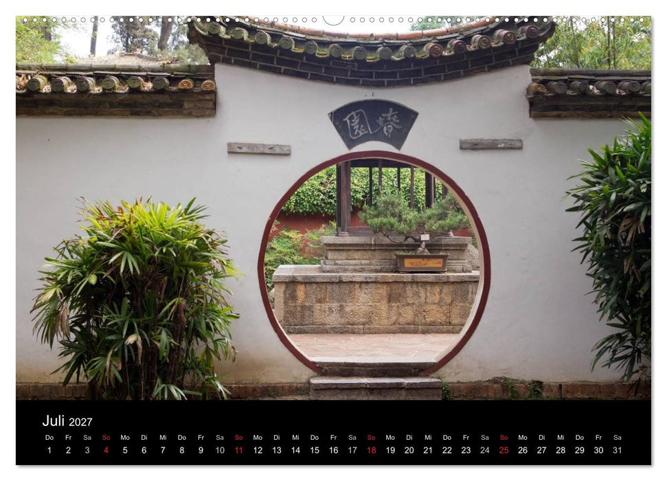 Yunnan - Reiseimpressionen (CALVENDO Premium Wandkalender 2027)