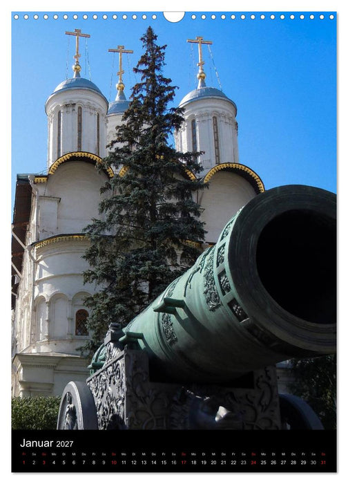 Moskau - Moscow - Ein Stadtporträt (CALVENDO Wandkalender 2027)