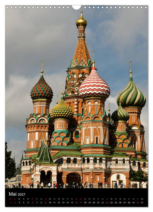 Moskau - Moscow - Ein Stadtporträt (CALVENDO Wandkalender 2027)