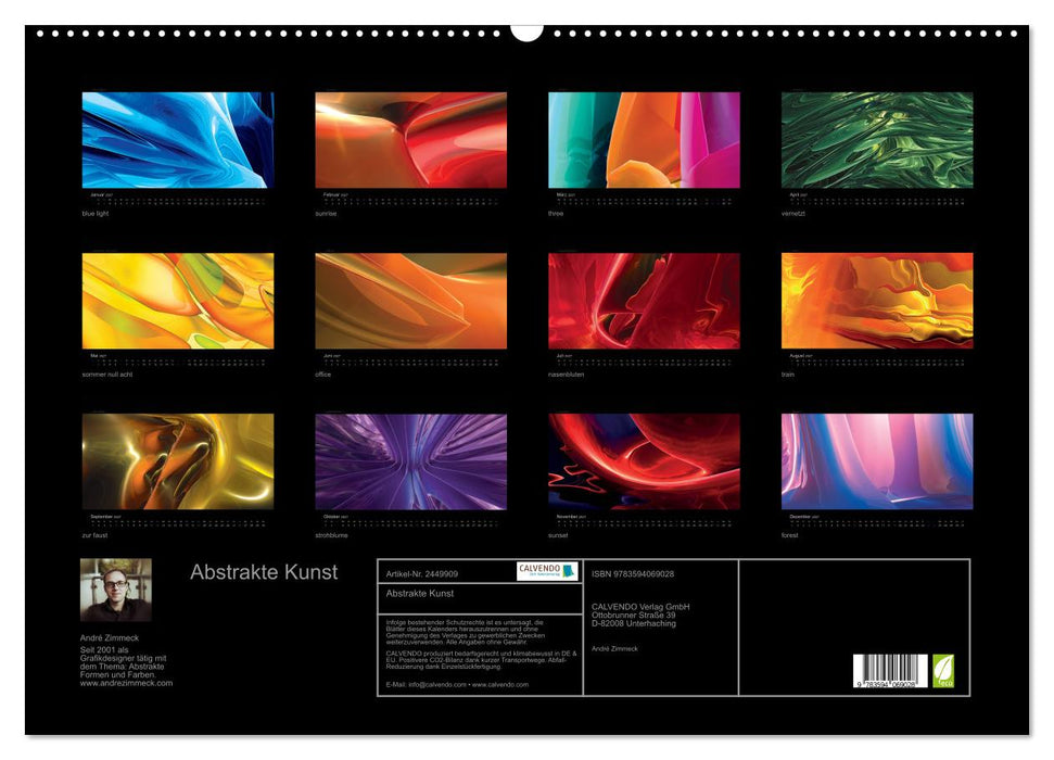 Abstrakte Kunst (CALVENDO Wandkalender 2027)