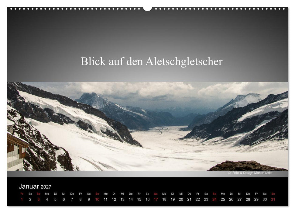 Panorama Schweiz (CALVENDO Premium Wandkalender 2027)