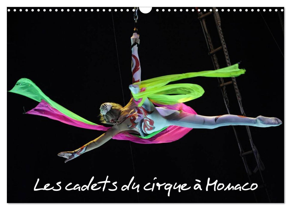 Les cadets du cirque à Monaco (CALVENDO Calendrier mensuel 2027)