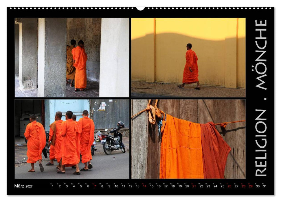 Kambodscha - Highlights aus Asien 2027 (CALVENDO Wandkalender 2027)