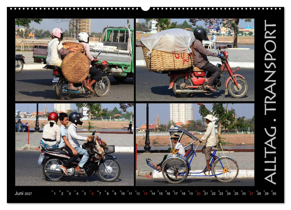Kambodscha - Highlights aus Asien 2027 (CALVENDO Wandkalender 2027)
