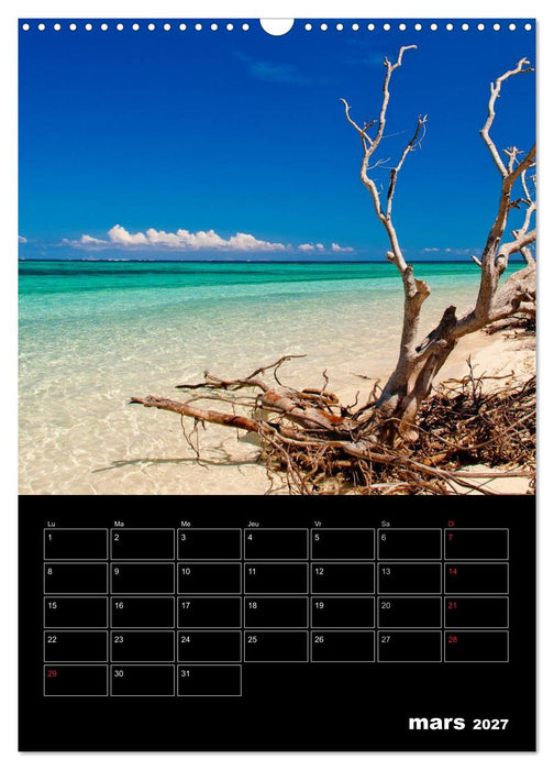 Paysages calédoniens (CALVENDO Calendrier mensuel 2027)