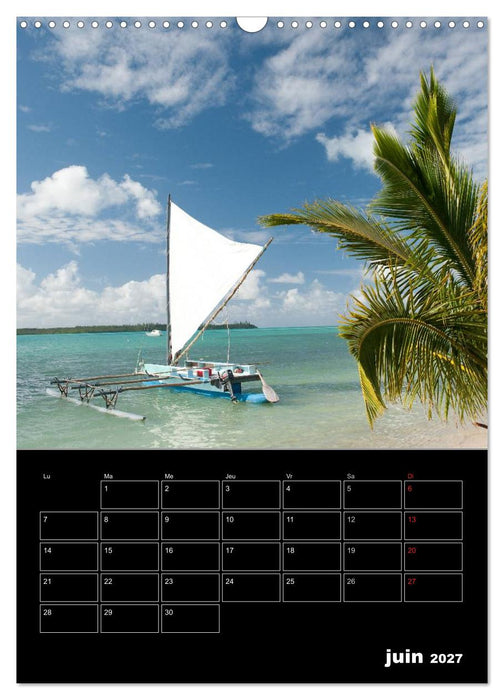 Paysages calédoniens (CALVENDO Calendrier mensuel 2027)
