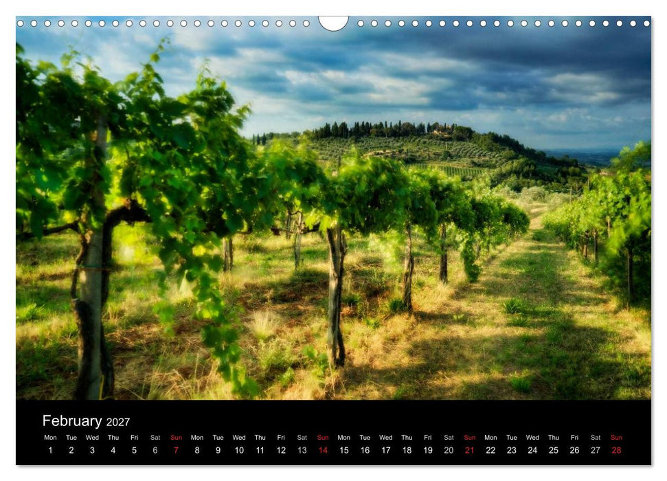 Magical Tuscany and Liguria (CALVENDO Monthly Calendar 2027)