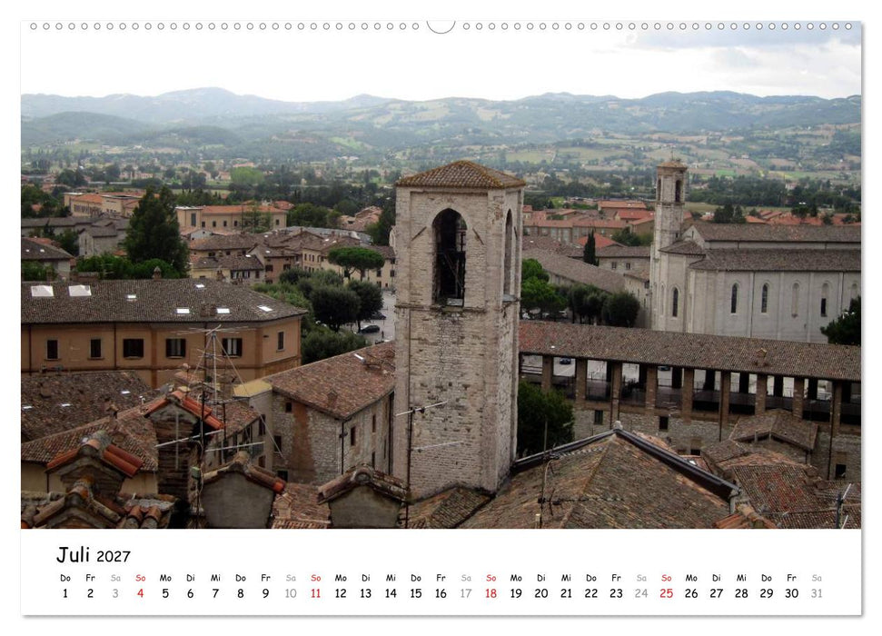 Camino di Assisi - Franziskusweg (CALVENDO Premium Wandkalender 2027)