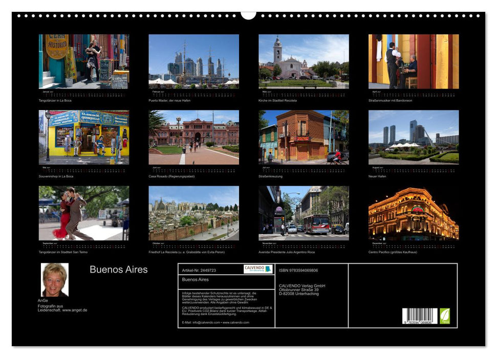 Buenos Aires (CALVENDO Wandkalender 2027)
