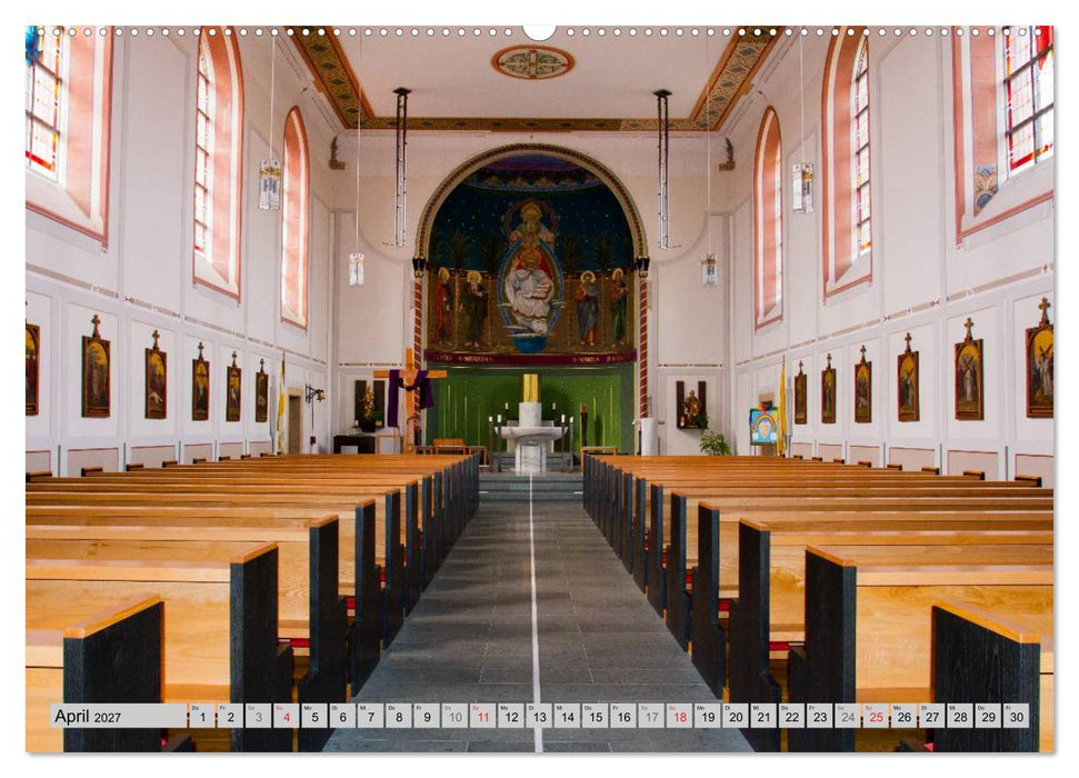 Kirchen und Kapellen (CALVENDO Wandkalender 2027)