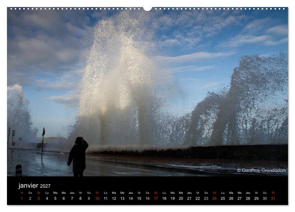 GRANDES MARÉES À SAINT-MALO (CALVENDO Calendrier supérieur 2027)