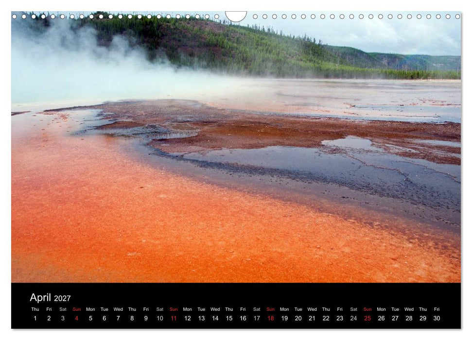 Beautiful Yellowstone and Grand Tetons National Parks (CALVENDO Monthly Calendar 2027)
