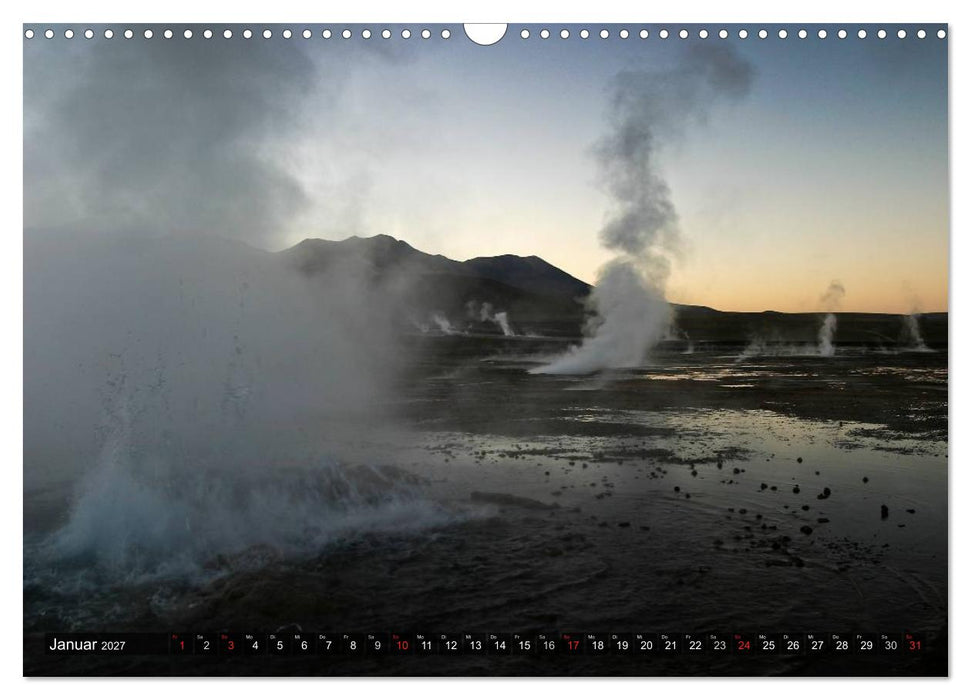 Atacama Wüste - Landschaften der Extreme (CALVENDO Wandkalender 2027)