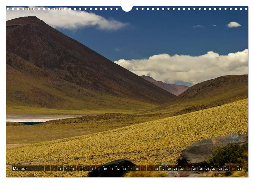 Atacama Wüste - Landschaften der Extreme (CALVENDO Wandkalender 2027)
