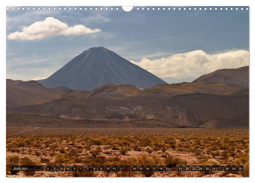 Atacama Wüste - Landschaften der Extreme (CALVENDO Wandkalender 2027)