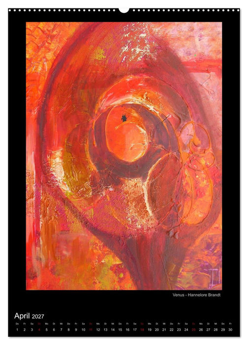 Kunstkalender der Moerser Palette e.V. - Abstraktes (CALVENDO Premium Wandkalender 2027)