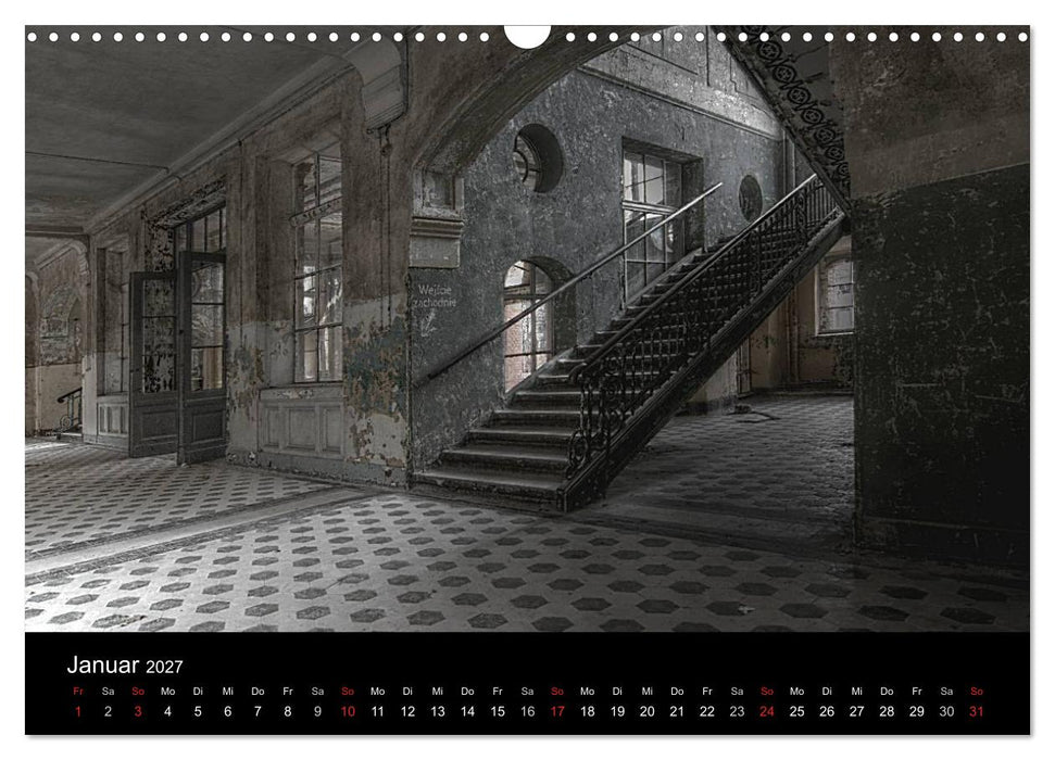 Verlassene Orte - Berlin - Brandenburg (CALVENDO Wandkalender 2027)
