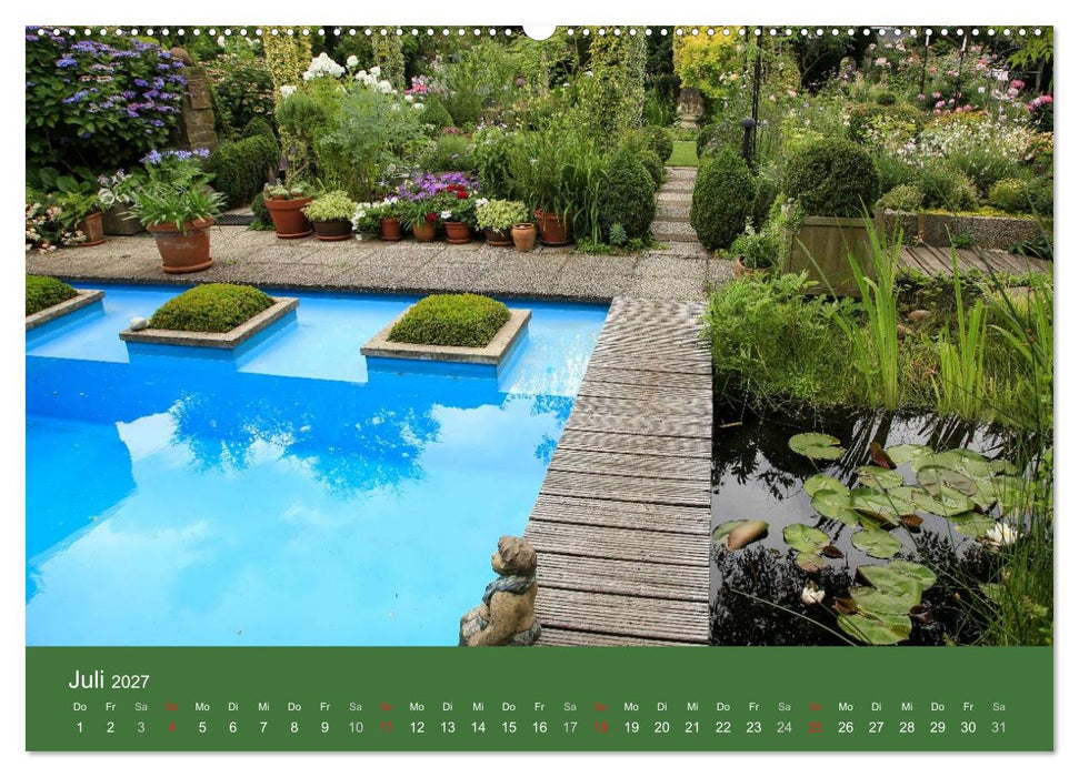 Gärten in Westfalen öffnen ihre Pforten (CALVENDO Premium Wandkalender 2027)