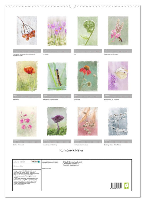 Kunstwerk Natur (CALVENDO Wandkalender 2027)
