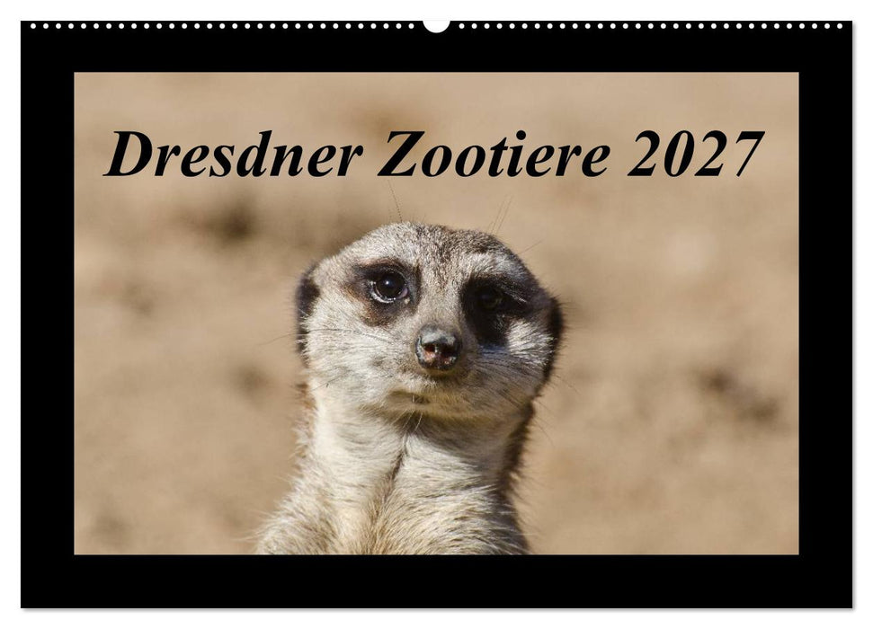 Dresdner Zootiere 2027 (CALVENDO Wandkalender 2027)