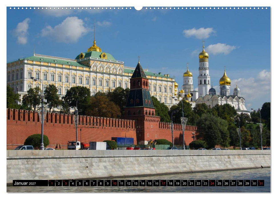 Flussfahrt Moskau - St. Petersburg (CALVENDO Wandkalender 2027)