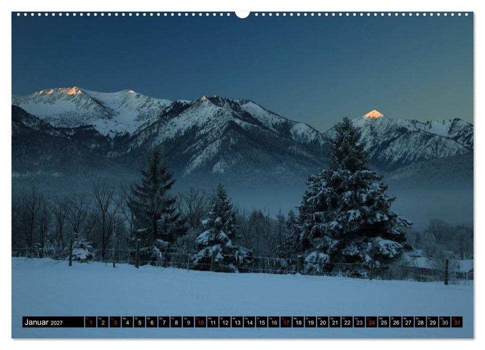 DIE ALPEN - Weitblicke (CALVENDO Premium Wandkalender 2027)