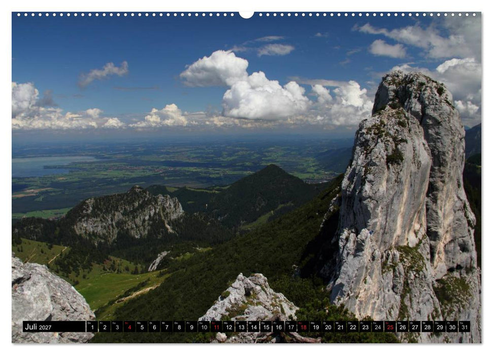 DIE ALPEN - Weitblicke (CALVENDO Premium Wandkalender 2027)