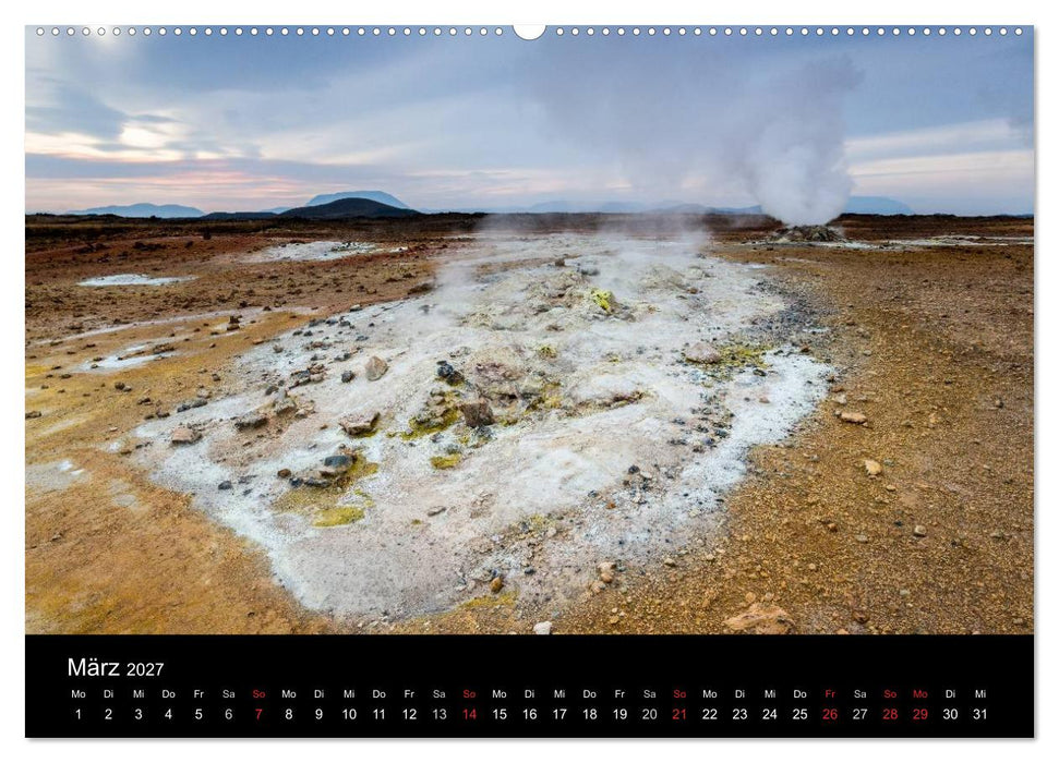 Island - einzigartige Landschaften (CALVENDO Wandkalender 2027)