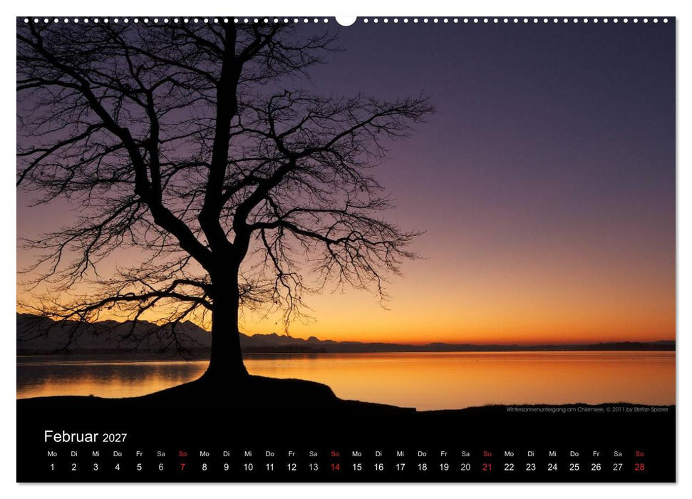Licht über Bergen und Seen (CALVENDO Premium Wandkalender 2027)
