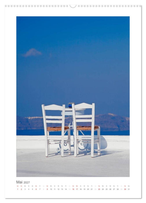SANTORINI - INSEL DES LICHTS (CALVENDO Premium Wandkalender 2027)