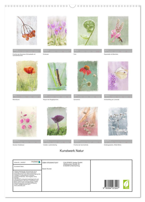 Kunstwerk Natur (CALVENDO Premium Wandkalender 2027)