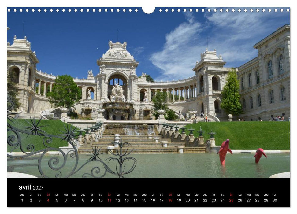 MARSEILLE (CALVENDO Calendrier mensuel 2027)