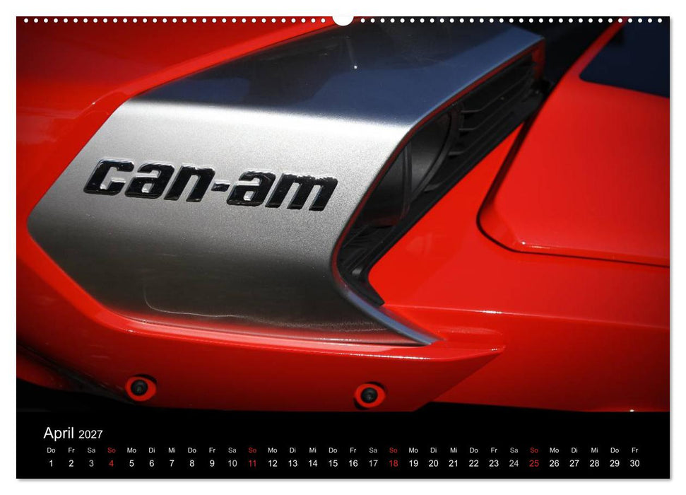 CanAm Spyder F3 (CALVENDO Premium Wandkalender 2027)