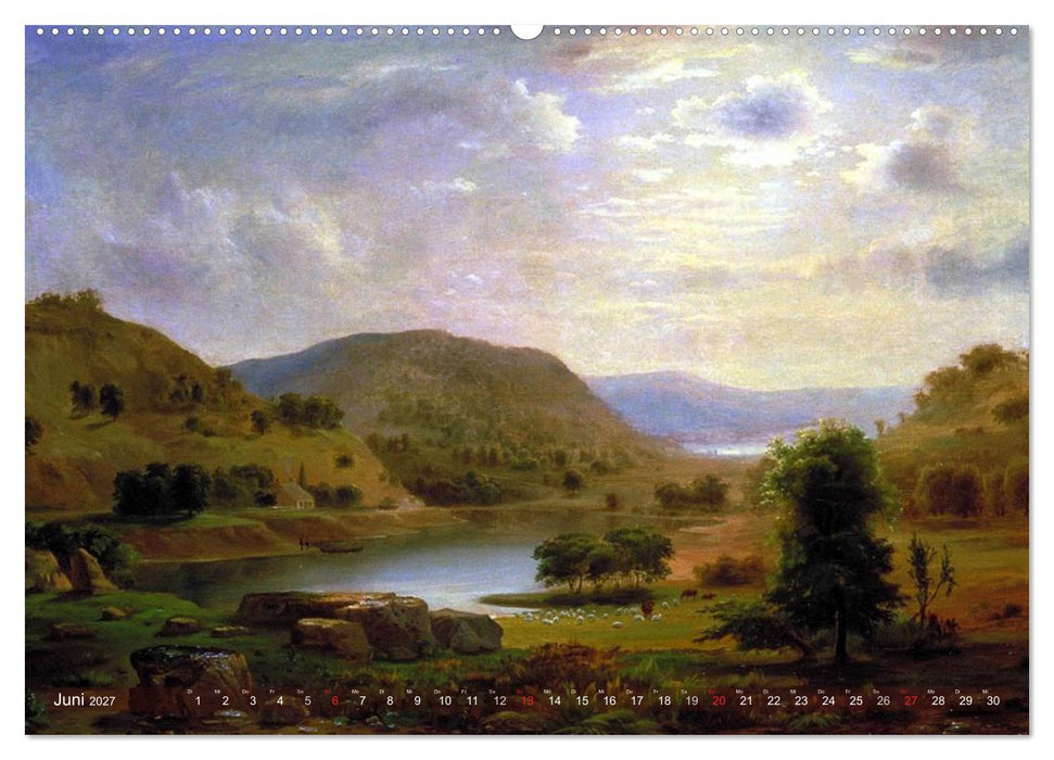 Gemalte Landschaften (CALVENDO Wandkalender 2027)