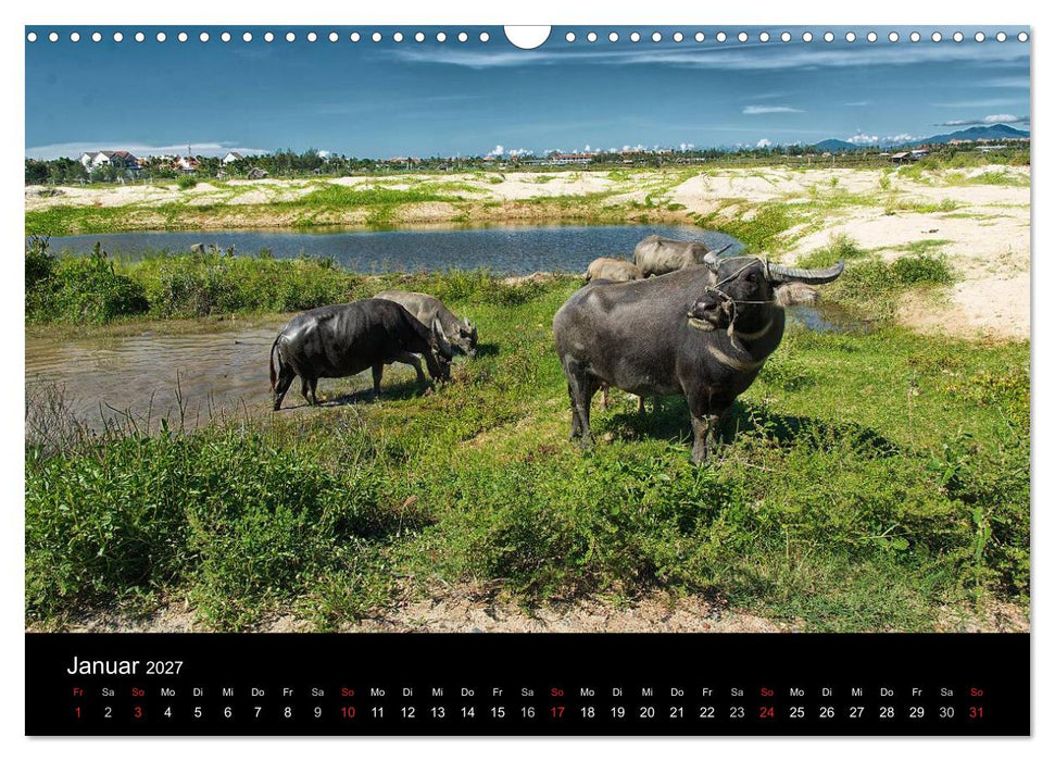 Vietnam Abenteuerreise (CALVENDO Wandkalender 2027)