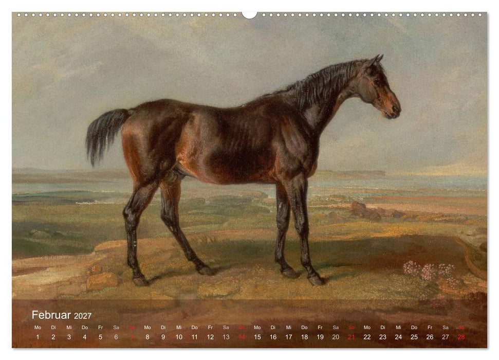Pferde-Ölgemälde - Die Kunst der alten Meister (CALVENDO Wandkalender 2027)