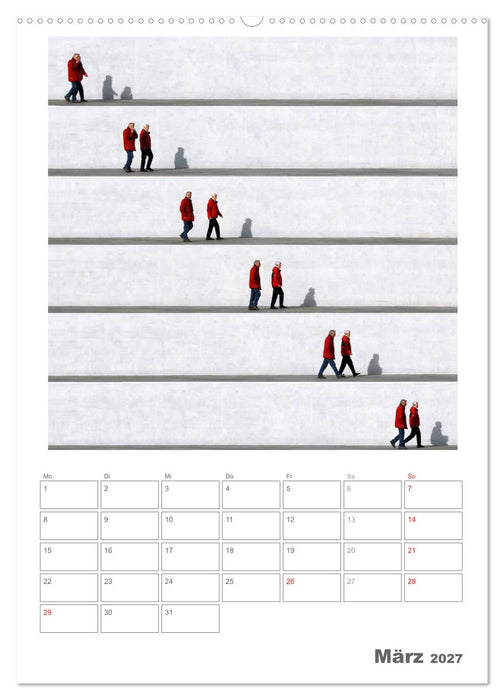 Wall People - Bilderserie von Eka Sharashidze (CALVENDO Premium Wandkalender 2027)