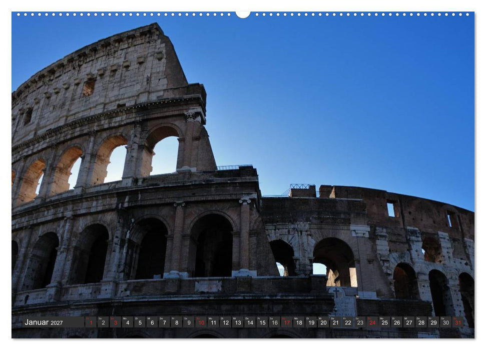Spaziergang durch Rom (CALVENDO Premium Wandkalender 2027)