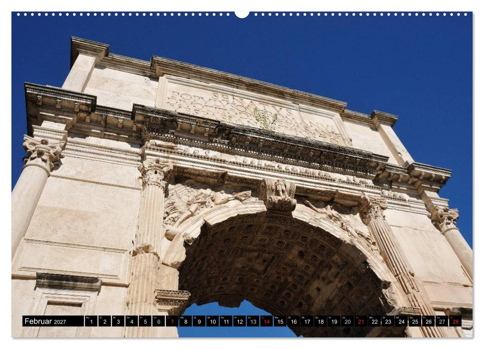 Spaziergang durch Rom (CALVENDO Premium Wandkalender 2027)