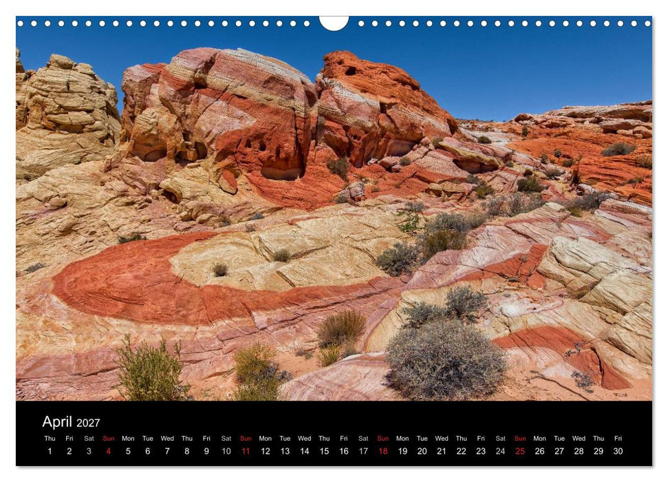 USA Nature Deluxe (CALVENDO Monthly Calendar 2027)