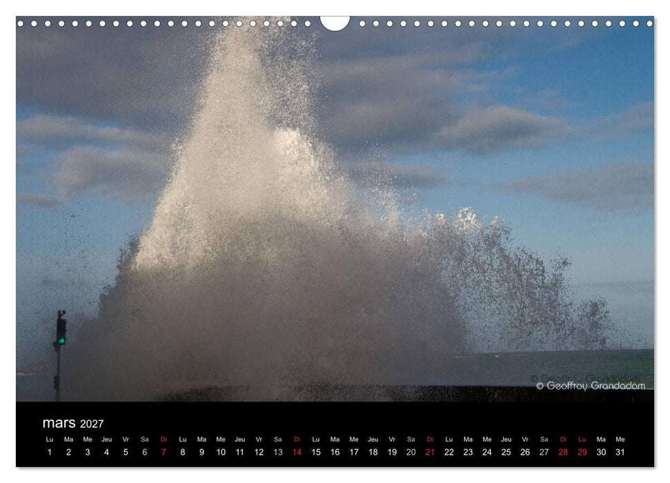 GRANDES MARÉES À SAINT-MALO (CALVENDO Calendrier mensuel 2027)