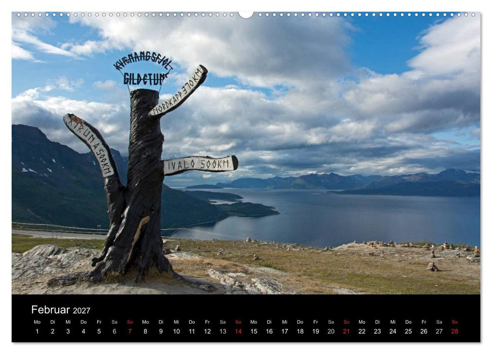 Landschaften Norwegens zwischen Polarkreis und Nordkap (CALVENDO Premium Wandkalender 2027)